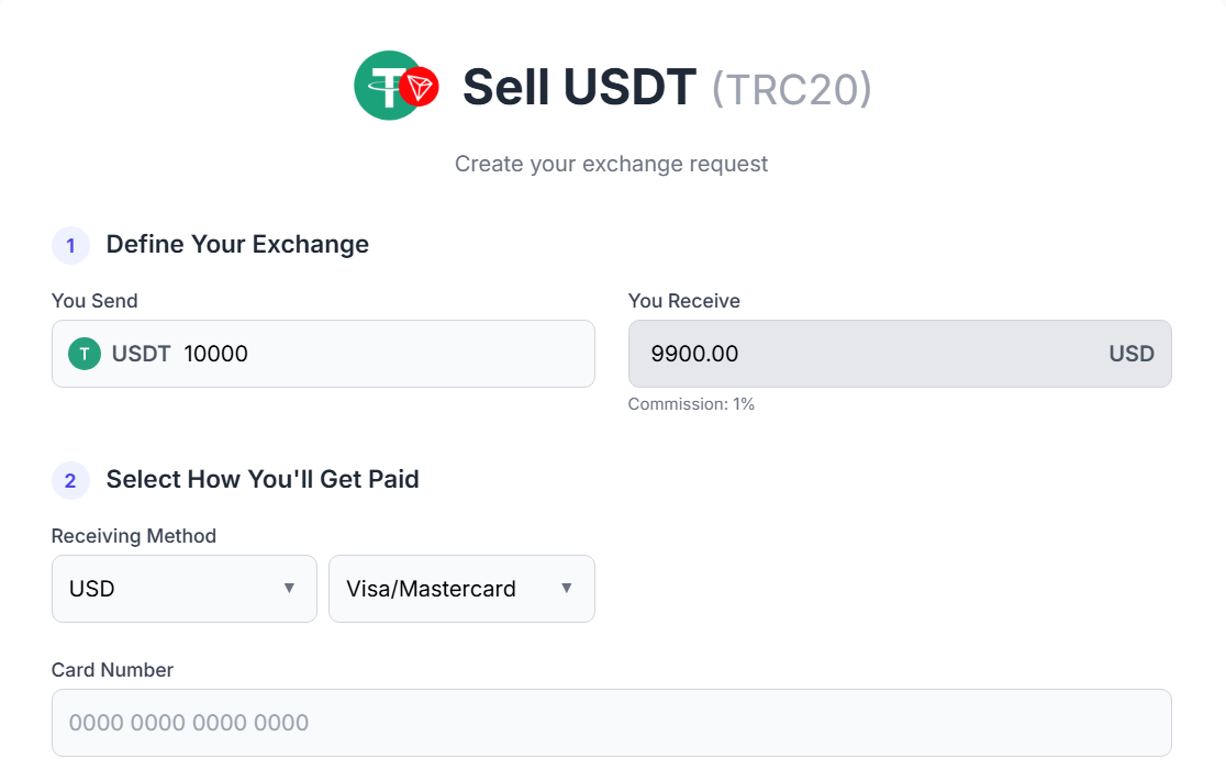 Sell USDT in Bali